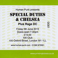Chelsea - The 100 Club, Oxford Street, London 5.6.15